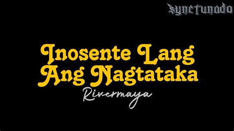 Inosente Lang Ang Nagtataka (Chapter 1) .